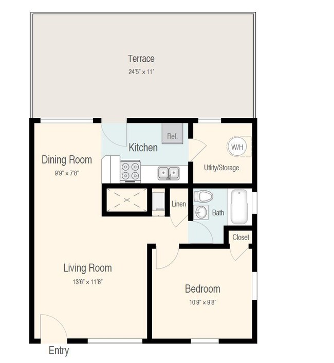 Floorplan - Hilliard Road Apartments