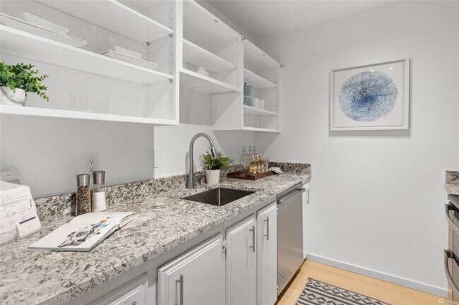 Brand new slab countertops and sink, state-of-the-art dishwasher better than most commercial ones - 730 Bellevue Ave E