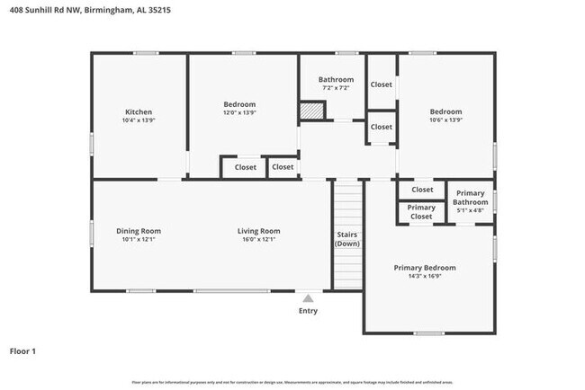 Building Photo - $1300! 3Bed/1Bath in Center Point! Available Soon! Cheers to 250 years—celebrate with limited-tim...