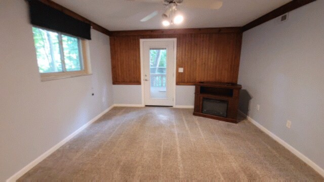 Private entrance to deck & wooded view - 9362 Woodledge Pt