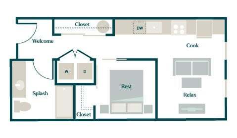 Floorplan - Hazel Apartments