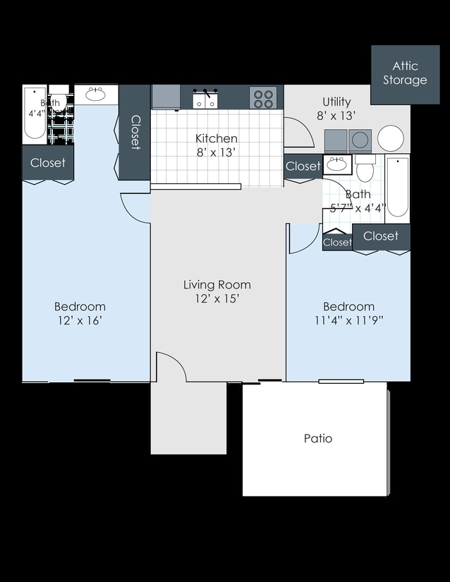 2BR/2BA - Dogwood Glen