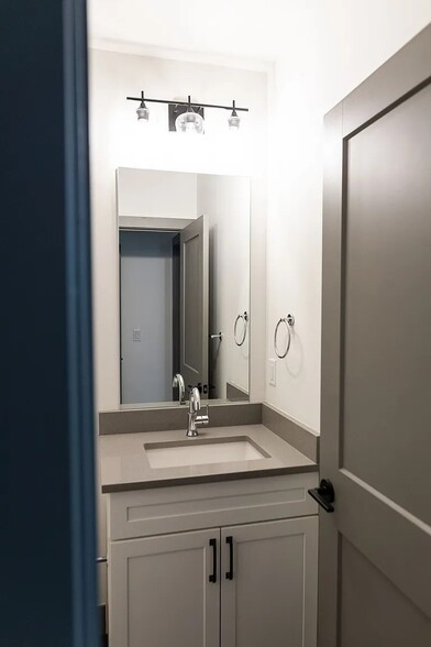 Upstairs Second / Guest Bath with full shower and tub - 3505 S Marion St