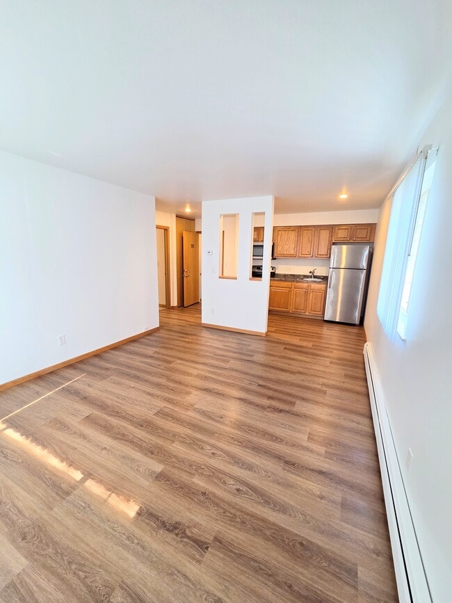 Large 1 bed Living room - Madison Square Apartments