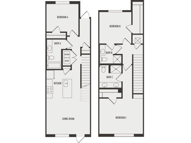 3x3 Horizon Plus - Northside Apartments