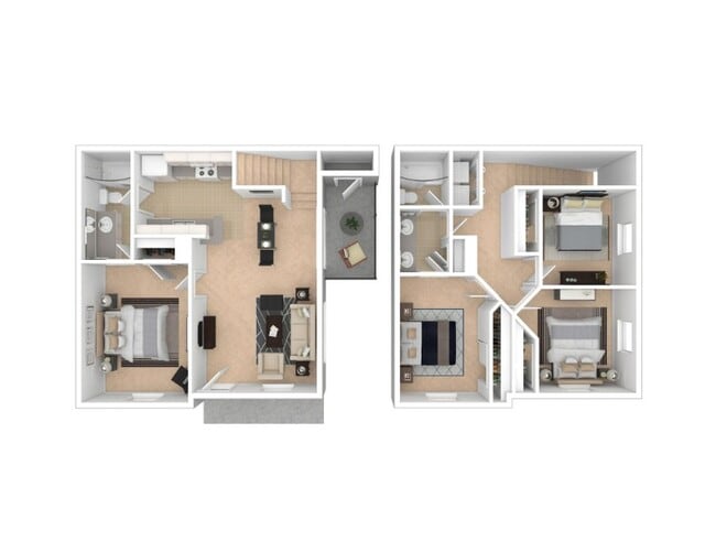 Floorplan - Stone Ranch Townhomes