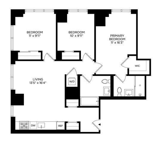 Floorplan - Lincoln at Bankside