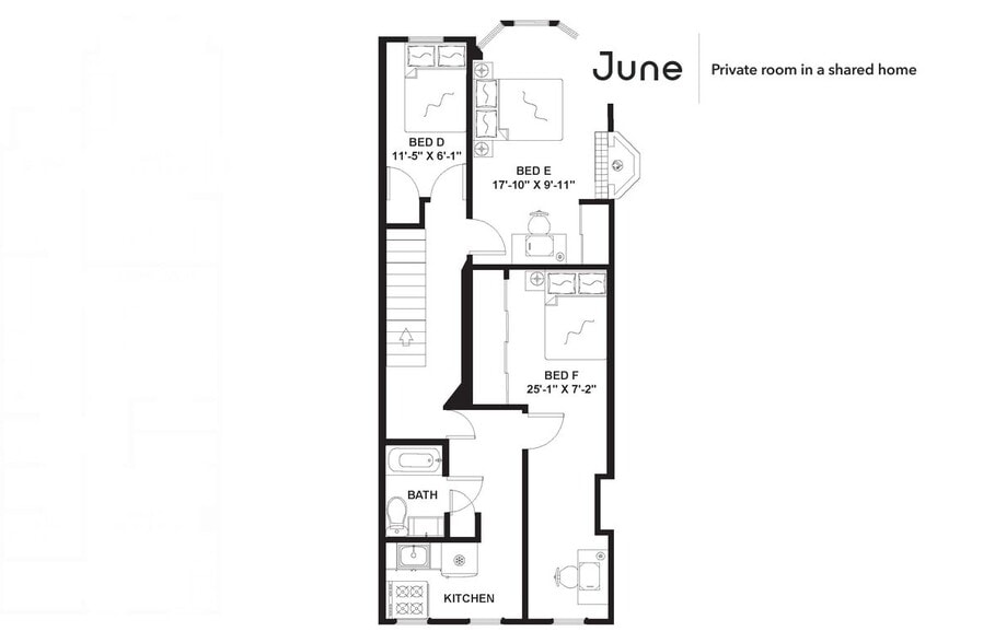 Building Photo - Room in Shared 5 bed/2 bath home
