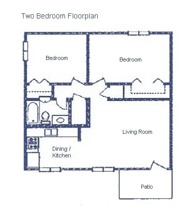 2BR/1BA - Manor III Apartments