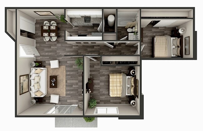 Floorplan - Fawn Ridge Apartments