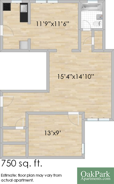 Floorplan - 504-508 S. Cuyler Ave.