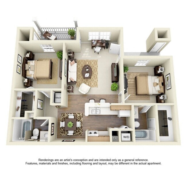 Floorplan - Greenbriar Apartments