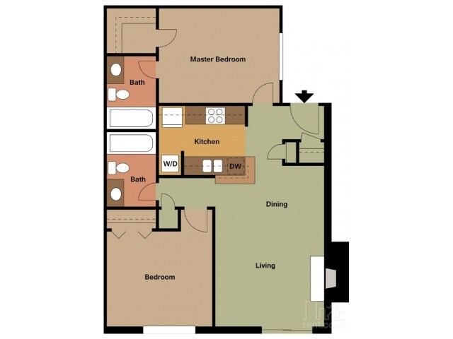 Floorplan - Springhollow Apartments