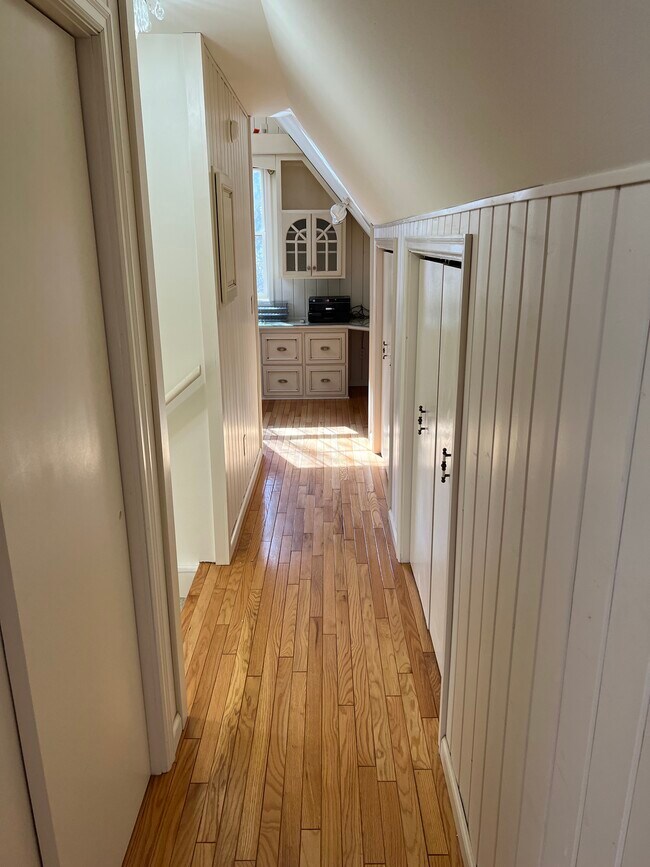 Corridor in upstairs with tons of storage! - 27 S Riverview Hts