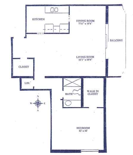 Floorplan - The Carlyle on the Lake