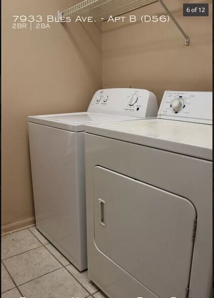 Laundry Room W/D Included - 7933 Bles Ave