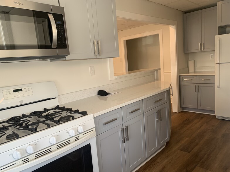 New cabinets, Countertop, And microwave - 2030 Darby Rd