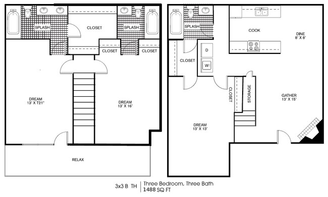 Floorplan - The Iris Apartments