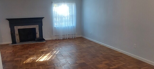 Living room with fireplace - 505 S Ridgeway Ave