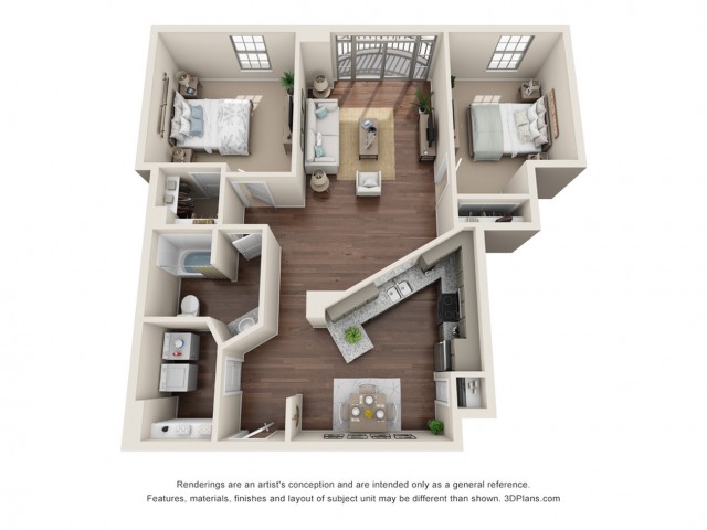 Floorplan - Village Center Apartments