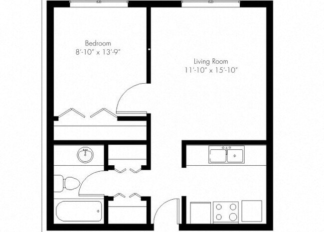 Floorplan - Castle Apartment Homes