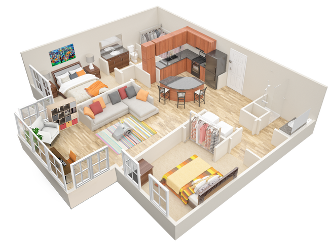 Floorplan - Mariposa Lofts