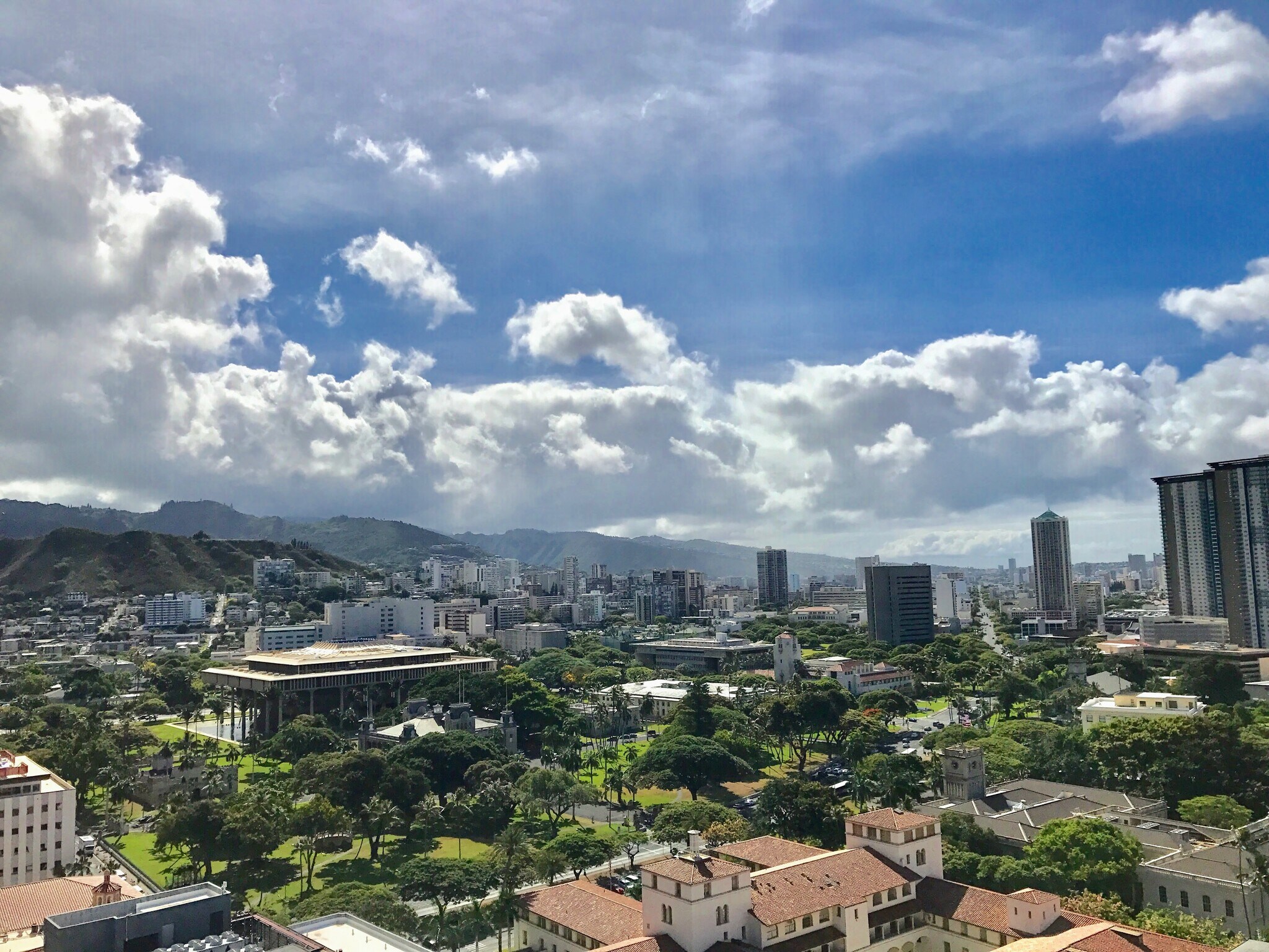 Balcony View of Iolani Palace - 225 Queen St