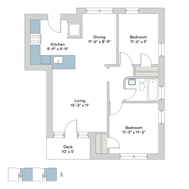 Floorplan - Raleigh Arms