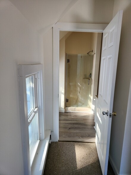 bathroom with shower from master bedroom - 115 Center Rd