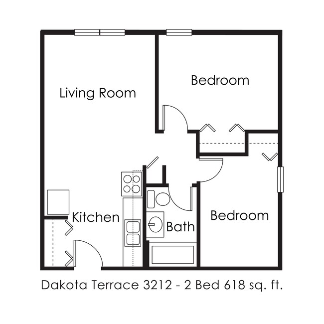 Floorplan - Dakota Terrace Apartments