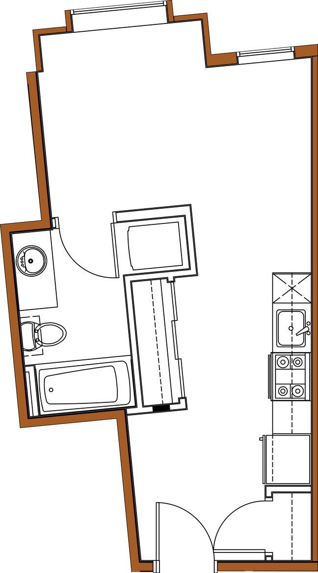 Yukon Flats, Studio - Floorplan.png - Yukon Flats