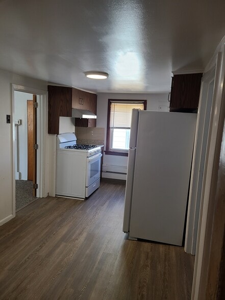 Kitchen view from front door - 131 Depeyster St