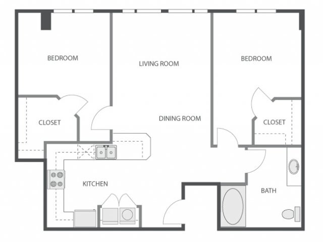 Floorplan - AMLI 535