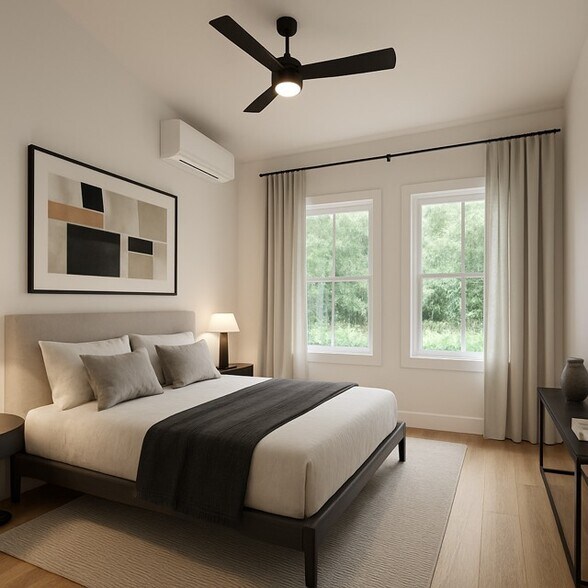 Virtually Staged Bedroom - 66 Harrison Hill Rd