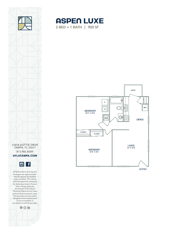 Floorplan - Ayla Apartments