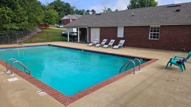 our sparkling pool - Evangeline Heights Apartments
