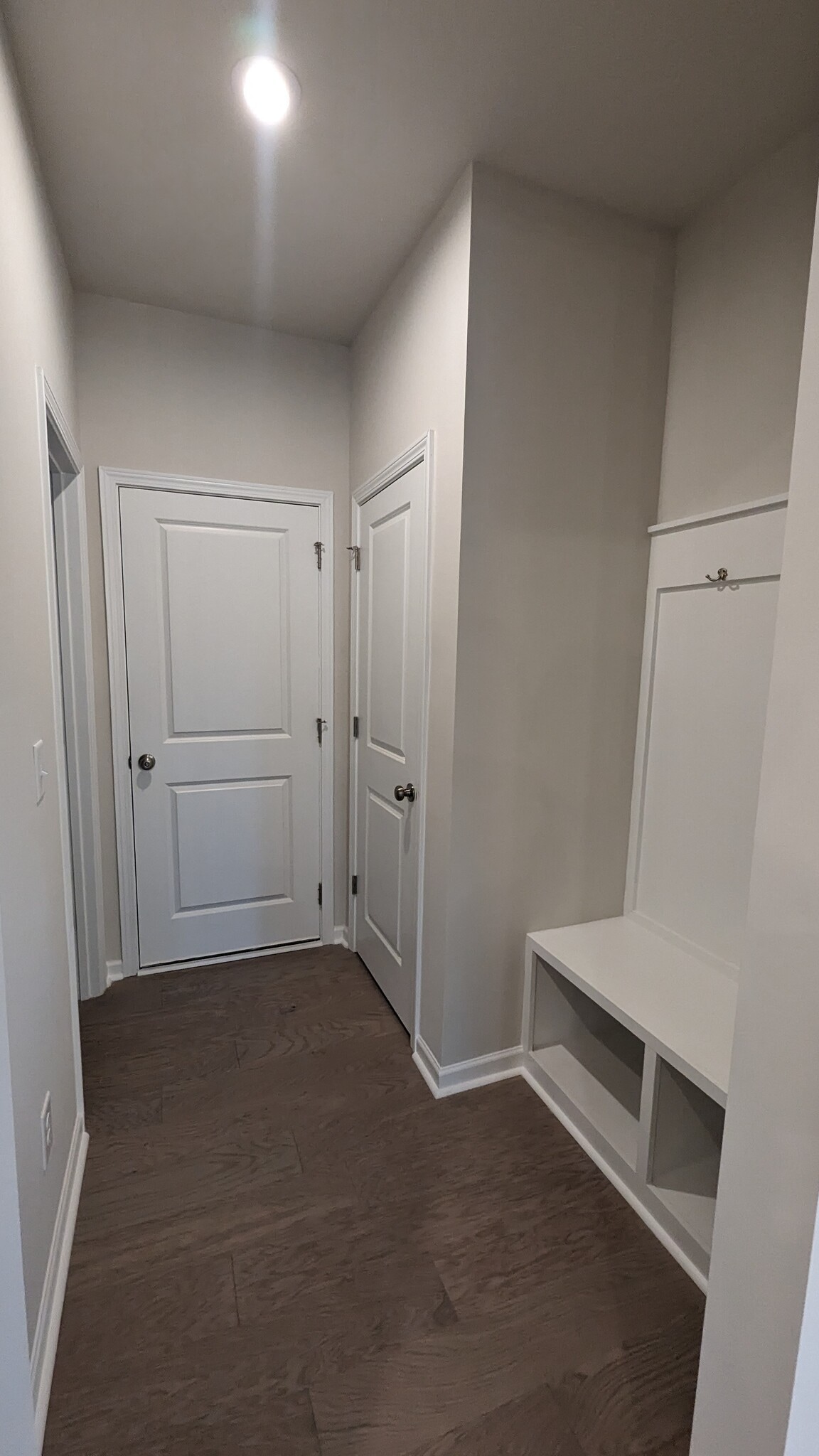 Garage door entry into the house - 1276 Brawley School Rd