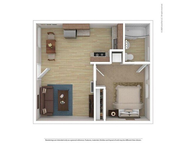 Floorplan - The Parc at 1300