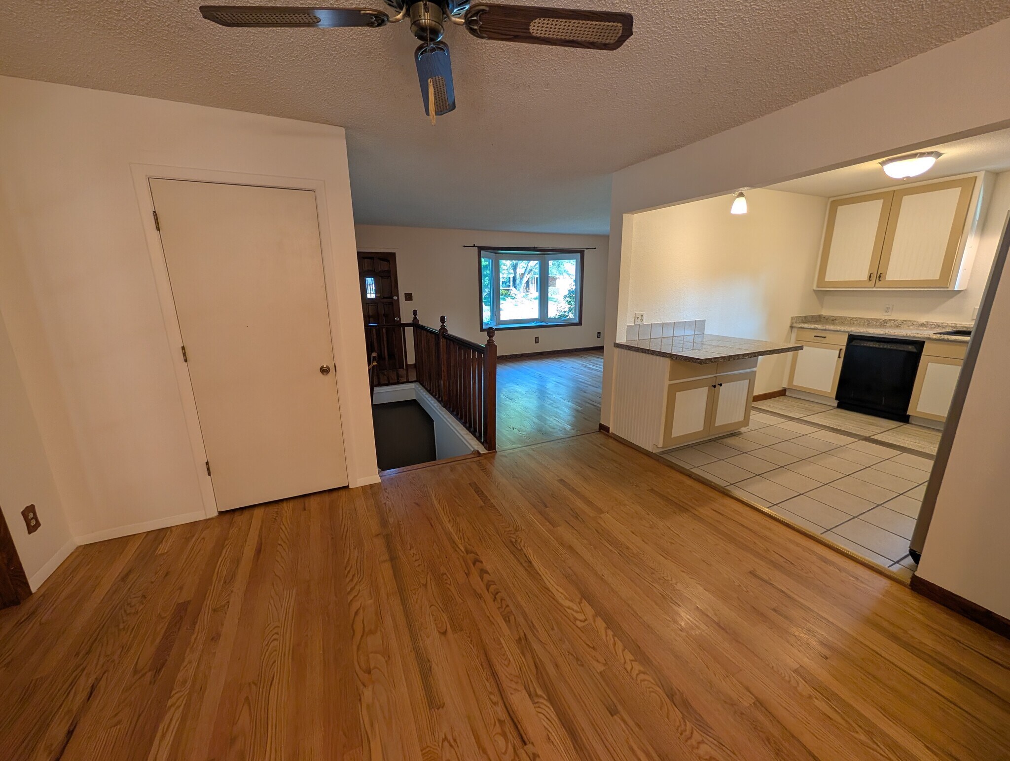 living room and kitchen - 28 James Circle