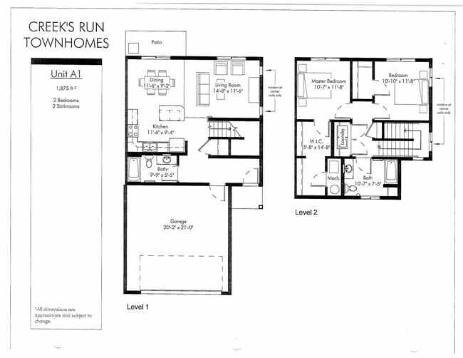 Floorplan - Creeks Run Phase I