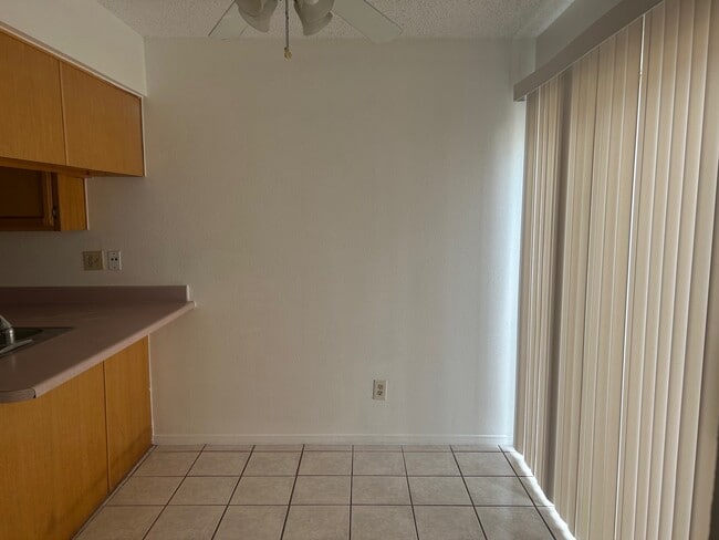 dining space with ceiling fan and outside area - 1345 Trudy Elaine Dr