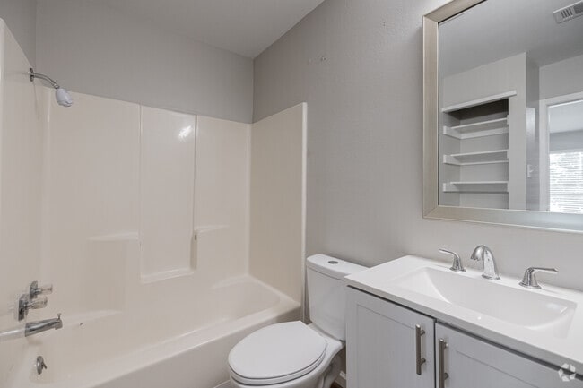 2BR, 2BA - 1,100SF (Renovated) - Primary Bathroom - Arrington Apartments