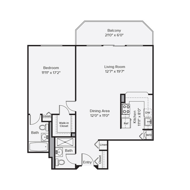 Floorplan - 10 West Apartments