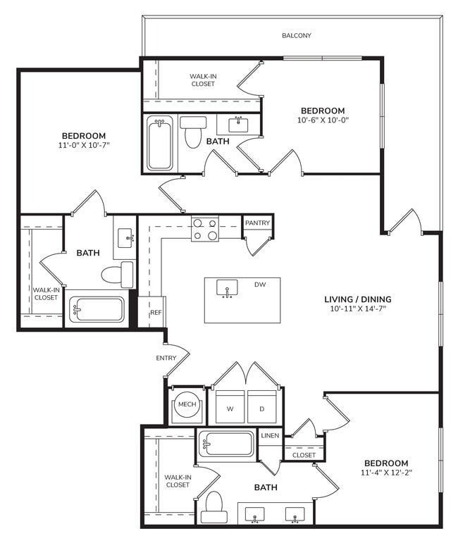 Floorplan - Stadium Walk By Windsor