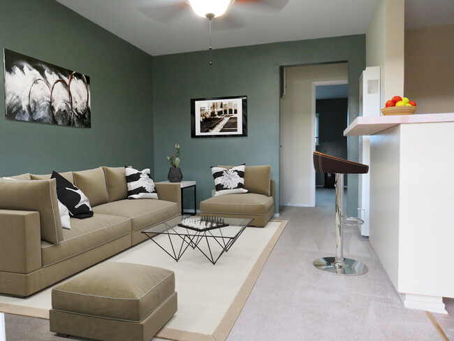 Living Room - Alto Apartments