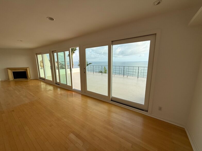 View from living room towards deck - 18139 Coastline Dr