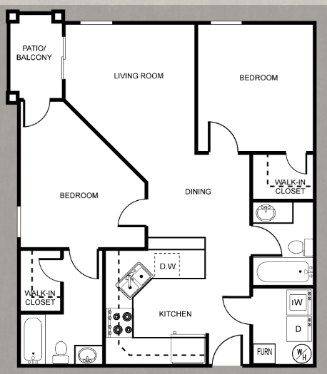 2 Bed Deluxe - Riverwalk