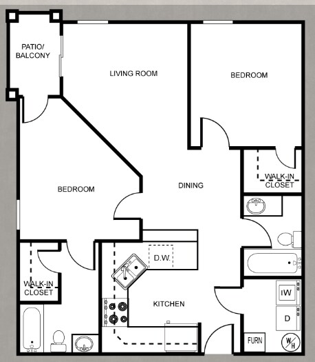 2 Bedroom Deluxe - Riverwalk