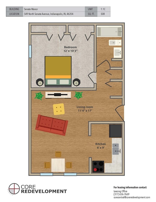 Floorplan - Senate Manor