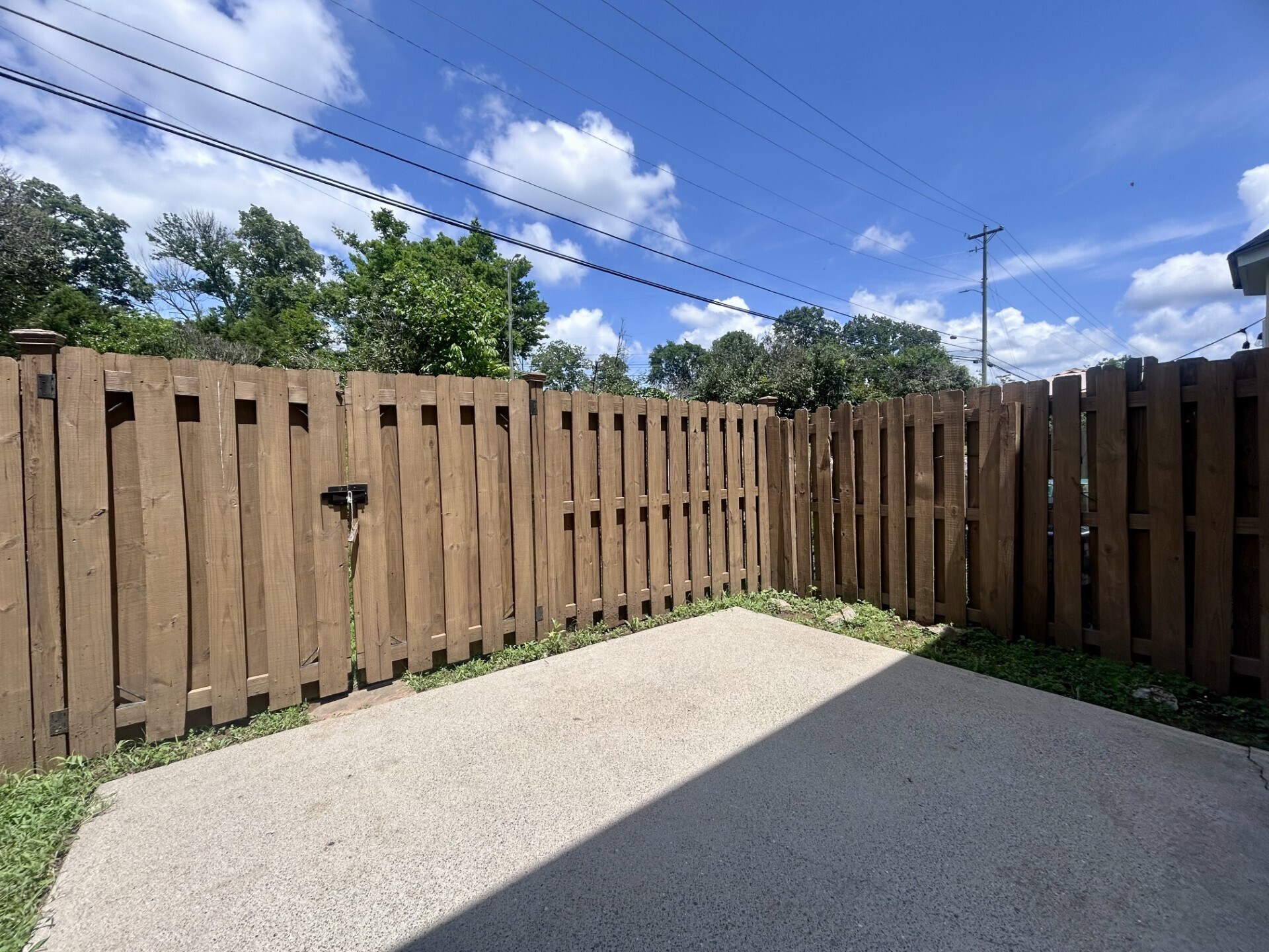 Fenced yard - 2480 Nashboro Blvd